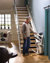 Stannah Solus straight stairlift