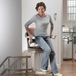 Stannah Solus curved stairlift
