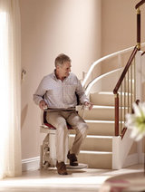 Stannah Sofia curved stairlift