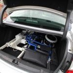 Portable Hoist in Car Boot