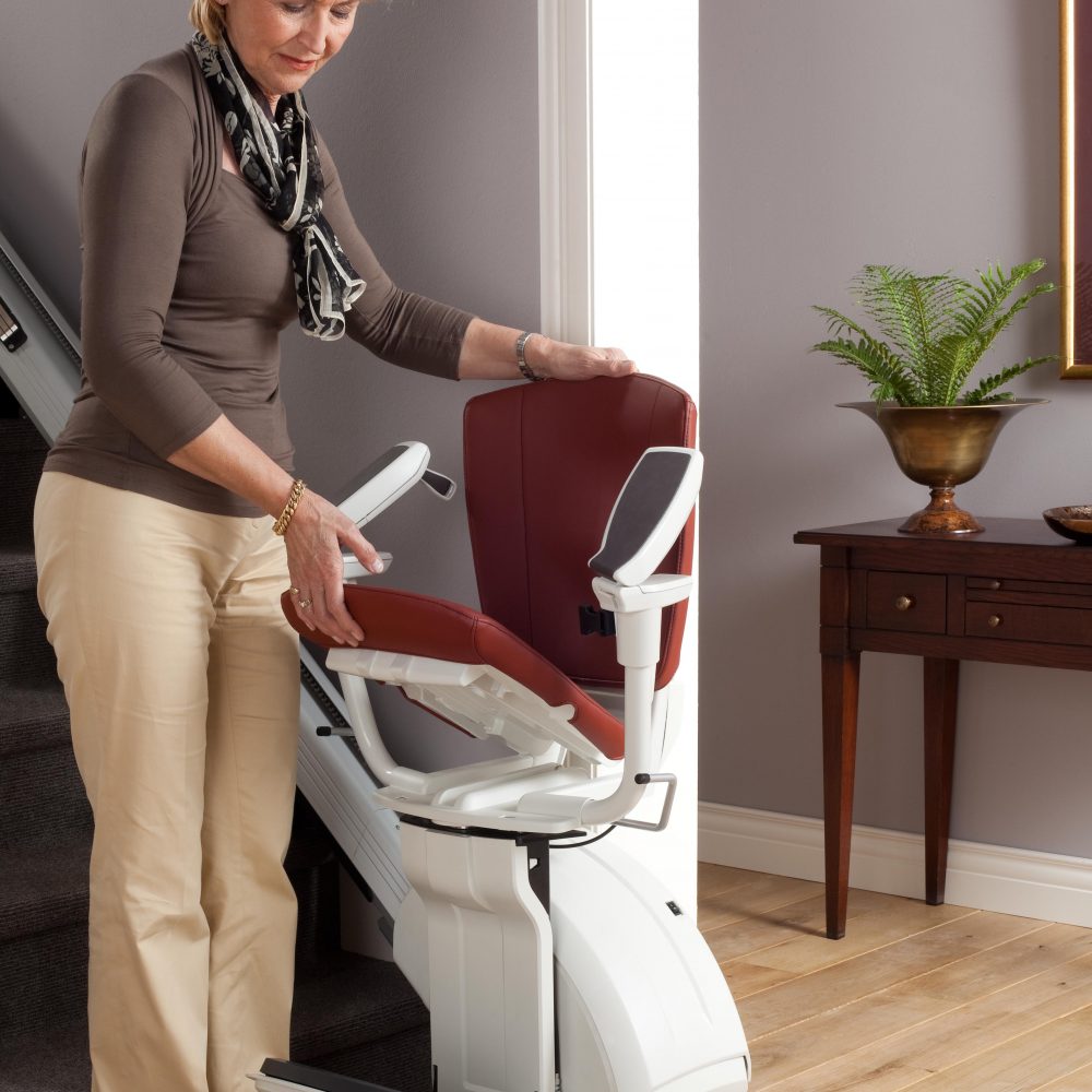 Thyssen HomeGlide Extra Straight Stairlifts Dolphin Mobility