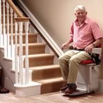 Man Using New Stannah Stairlift