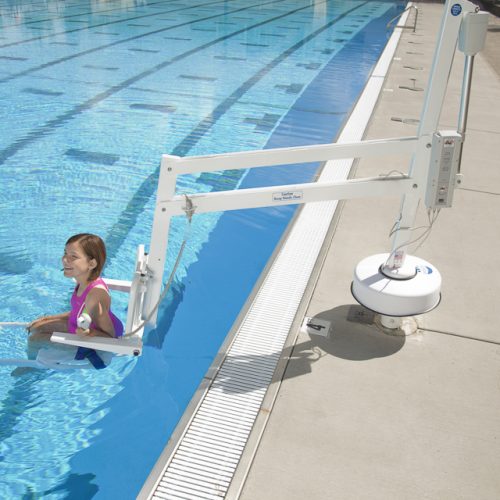 Splash Pool Lift Semi Portable - Dolphin Mobility Hoists