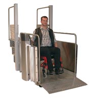 Disabled mobility lift for wheelchairs
