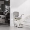 Otolift Curved Stairlift Grey Upholstery