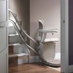 Stannah Starla Curved Stairlift Downward Facing Swivel