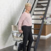 Handicare 1100 Straight Stairlifts Seat Downstairs