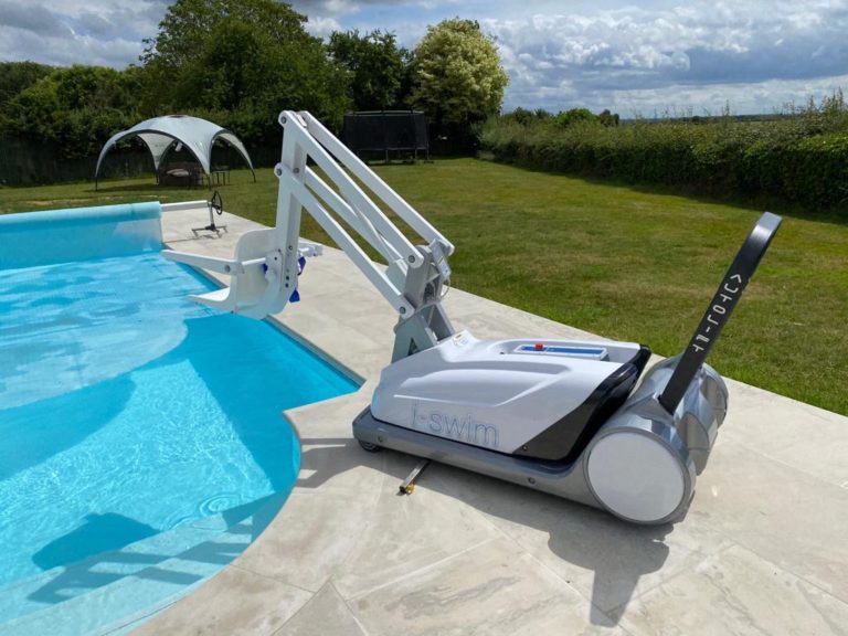 iSwim Two Portable Pool Lift Dolphin Mobility